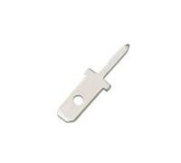 ANNBCDL 50pcs/100 pièces 2.8mm/4.8mm/ 6.3mm Terminal Circuit imprimé insérer PCB bornes à souder Circuit imprimé épaisseur d'insertion 0.8mm (Color : 2.8mm, Size : 100PCS)