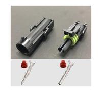 ANNBCDL Bouchon d'étanchéité de câble Automobile Dj3021y-2.5, connecteur étanche for Harnais Moto, Gaine Terminal mâle et Femelle(1p,1sets)