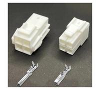 ANNBCDL Câble de connecteur d'espacement VL6.2mm, Prise mâle Femelle à Deux Trous, 1/2/3/4/6/8/12 Broches, Faisceau câbles, Gaine borne(4p-Row2,5sets)