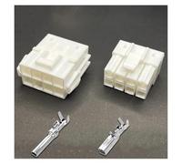 ANNBCDL Câble de connecteur d'espacement VL6.2mm, Prise mâle Femelle à Deux Trous, 1/2/3/4/6/8/12 Broches, Faisceau câbles, Gaine borne(8p,5sets)