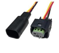 ANNBCDL Capteur de température berline 2/3/4/6/8/12 Broches, connecteur d'inversion, Faisceau câbles, Prise étanche, Longueur Fil 15cm(3p-B Strip Line,5sets)