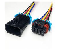 ANNBCDL Capteur de température d'eau for berline, 2/3/4/6/8 Broches, connecteur Faisceau câbles, accélérateur, Prise étanche, Longueur Fil 15cm(8p Strip Line,1sets)