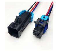 ANNBCDL Capteur de température d'eau for berline, 2/3/4/6/8 Broches, connecteur Faisceau câbles, accélérateur, Prise étanche, Longueur Fil 15cm(4p Strip Line-B,1sets)