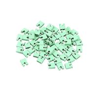 ANNBCDL Capuchon de cavalier fil 100 MM, Type ouvert, capuchon court-Circuit, bloc d'en-tête broche, connecteur Circuit imprimé, Terminal, 2.54 pièces(Groen)