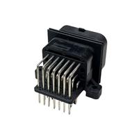 ANNBCDL Connecteur d'ampli ECU 26 Broches, Prise de soudage étanche, 3/4/7 Fentes, électrique Femelle ou mâle, Courbe Droite PCB(26P Curve-3 Slots,5 Sets)