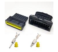 ANNBCDL Connecteur de capteur Voiture 3.5mm, 5 Jeux, buse d'injection Carburant, Prise Bobine d'allumage, mâle et Femelle, Gaine Terminal Harnais Bout à(7p,5sets)