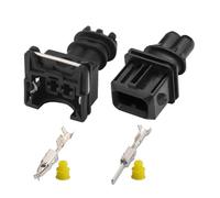 ANNBCDL Connecteur de capteur Voiture 3.5mm, 5 Jeux, buse d'injection Carburant, Prise Bobine d'allumage, mâle et Femelle, Gaine Terminal Harnais Bout à(2p-Y,5sets)