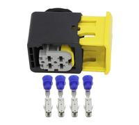 ANNBCDL Connecteur de faisceau de contrôle de capteur automobile à 4 broches, prise avec borne 2-1418390-1 et 1-1418390-1(Color:2-1418390-1,Size:5 Sets)