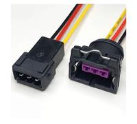 ANNBCDL Connecteur de Faisceau d'injecteur Carburant 2/3/4P 3.5mm, capteur berline, Prise mâle et Femelle, Bobine d'allumage, câblage, Longueur Fil 15cm(3p-Strip Line-A,1sets)