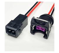 ANNBCDL Connecteur de Faisceau d'injecteur Carburant 2/3/4P 3.5mm, capteur berline, Prise mâle et Femelle, Bobine d'allumage, câblage, Longueur Fil 15cm(2p-Strip Line-A,5sets)