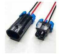 ANNBCDL Connecteur de feu Circulation, 5 Jeux, Support Direction Avant, Prise tournante avec Fil 15cm(2p Strip Line,1sets)