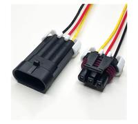 ANNBCDL Connecteur de feu Circulation, 5 Jeux, Support Direction Avant, Prise tournante avec Fil 15cm(3p Strip Line,1sets)