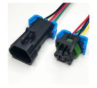 ANNBCDL Connecteur de feu Circulation, 5 Jeux, Support Direction Avant, Prise tournante avec Fil 15cm(5p Strip Line,1sets)