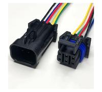 ANNBCDL Connecteur de feu Circulation, 5 Jeux, Support Direction Avant, Prise tournante avec Fil 15cm(6p Strip Line,5sets)