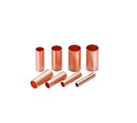 ANNBCDL Connecteur de fil de Tube de connexion en cuivre GT, 100 pièces, petit Tube de cuivre, Terminal de câble, cosse de connexion, connecteur de fil de Tube(GT-1.5 100Pcs)