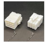 ANNBCDL Connecteur de Fil électrique Automobile FL4.14, 5 pièces, 4.14mm 1/2/3/4/6/9/12/15/24 Broches, Kits Prise Terminal mâle Femelle, Moto et Voiture(12P Row3,1 Set)