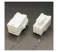 ANNBCDL Connecteur de Fil électrique Automobile FL4.14, 5 pièces, 4.14mm 1/2/3/4/6/9/12/15/24 Broches, Kits Prise Terminal mâle Femelle, Moto et Voiture(9P,1 Set)