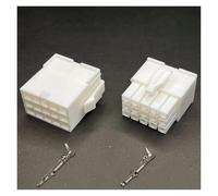 ANNBCDL Connecteur de Fil électrique Automobile FL4.14, 5 pièces, 4.14mm 1/2/3/4/6/9/12/15/24 Broches, Kits Prise Terminal mâle Femelle, Moto et Voiture(15P,1 Set)