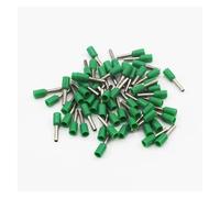 ANNBCDL Connecteur de fil électrique E0508 E7508 E1008 E1508 E2508, embouts isolés, borne à sertir, 100 pièces(Groen,0.5mm2)