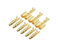 ANNBCDL Connecteur de fil électrique voiture, borne à/balle 4.0, diamètre 4mm mâle + femelle 1: 2, gaine verte, 10/20/50 ensembles(60pcs (10set))