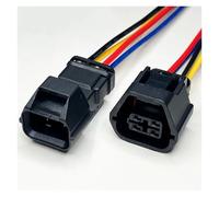 ANNBCDL Connecteur de Fil Vitesse Automatique Evo Mivec, 2/3/4, 6 Broches, 1.2mm, Prise capteur d'arbre à cames avec câblage 15cm(4P Wire,1 Set)