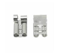 ANNBCDL Connecteur de pelle femelle, Terminal à sertir en laiton DJD031-2, Angle courbure, broches prise voiture, 4.8mm/6.3mm, connecteur terminal enfichable(6.3mm,100PCS)