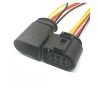 ANNBCDL Connecteur de tuyau d'échappement étanche automobile à 6 broches 3,5 mm Connecteur de capteur d'oxygène LSU 4.2 1J0973833 1J0973733(Dark Grey,1 Set)