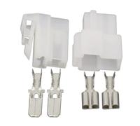 ANNBCDL Connecteur de voiture, série 6.3mm, 2 broches, prise automobile avec Terminal DJ7022A-6.3-11/21(Size:10 Sets)