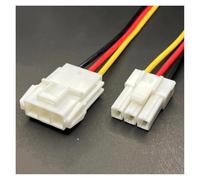 ANNBCDL Connecteur d'espacement série 6.2mm, Prise mâle et Femelle, Faisceau de câbles, Fil à Deux Trous 1P 2P 3P 4P 6P 8P 12P(3p Strip Line,1sets)