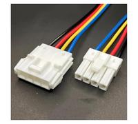 ANNBCDL Connecteur d'espacement série 6.2mm, Prise mâle et Femelle, Faisceau de câbles, Fil à Deux Trous 1P 2P 3P 4P 6P 8P 12P(4p Strip Line Row1,1sets)