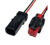 ANNBCDL Connecteur d'injecteur de Carburant DJ7026Y-1.6 mâle et Femelle, connecteur capteur Automobile, Prise étanche, Longueur Fil 15cm(2p Strip Line,5sets)