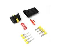 ANNBCDL Connecteur étanche à 1/2/3/4/5/6 broches, Terminal de fil automobile, connecteurs électriques joint marin voiture, prise harnais camion 300V 12A(4 Pin)