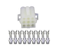 ANNBCDL Connecteur étanche automobile en plastique, veste à 9 broches, avec Terminal et prise DJ3091-3.5-11/21, connecteur 9P, 5 jeux (Color : 5Sets Female Heads)
