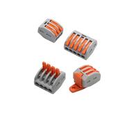 ANNBCDL Connecteurs de câbles de TYPE 100, 30/50/222 pièces, connexion de fil compacte et rapide, bornier de câblage enfichable, 2 à 8 broches(30PCS,JM 214)