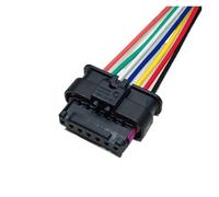 ANNBCDL DJ7023WA-1.2 Prise étanche 2p3p4p5p6p7p8p berline injecteur de Carburant capteur Harnais connecteur Longueur Fil 15 cm(7p-Female-Strip Line,5sets)
