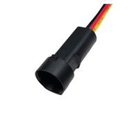 ANNBCDL Faisceau de câbles DJ7034Y-1.5sedan étanche, connecteur mâle et Femelle d'accélérateur 3p, capteur température d'eau, Longueur Fil Prise 15cm(3p Strip Line Male,1 Set)