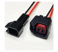 ANNBCDL Faisceau de câbles série 1.5mm, Prise 2P DJ7023C-1.5, connecteur étanche, buse d'injection Carburant à 2 Trous, Longueur du Fil 15cm(29F Strip Line,1sets)