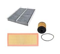 ANNBCDL Lot de 3 filtres à huile d'habitacle compatibles 4008 5008 1.6T .8T 2019 2020 2021 2022/compatibles Aircross C5 2017- Accessoires moteur