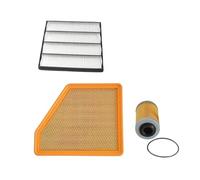 ANNBCDL Lot de 3 filtres compatibles avec Camaro,6 L 2009-2015 Kit filtre à air et huile/climatisation d'habitacle Accessoires voiture 92796275 92234714 25177917