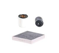 ANNBCDL Lot de 3 filtres compatibles avec Ibiza 1.2T .4T Compatible A1 GTI Moteur Filtre à huile d'habitacle 6R0-129-620A 6RD820367