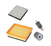 ANNBCDL Lot de 4 filtres compatibles BAOJUN 530 1,8 L Compatible Captiva 2018-2021 Compatible Almaz Cortez 560 730 Accessoires Filtre à air et huile/climatisation