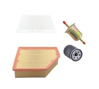 ANNBCDL Lot de 4 filtres compatibles BYD S6 2.4L 2014 2015 2016 2017 BYD488QA Pièces Moteur Cabine A/C Air Carburant Gaz Filtre À Huile Kit Accessoires