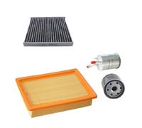 ANNBCDL Lot de 4 filtres compatibles GS3 200T 150N 2017-2022 GA4 1.3T accessoires cabine AC Air carburant gaz huile filtre pièces rechange 2010005ASV0000