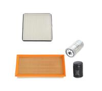 ANNBCDL Lot de 4 filtres compatibles MAXUS 8 V80 2.5TDI-Diesel 2011-2021 2019 2020 Kit filtre à air et huile/moteur A/C Accessoires