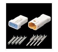 ANNBCDL Micro connecteur de moto Jst-02r, 2/3/4/broches, rétroviseur Automobile, petit faisceau de courant, prise étanche, 6/8(Color:4p,Size:5sets)
