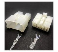 ANNBCDL Prise d'alimentation Audio CD de Voiture 2.3mm, 6/8 10, connecteur Harnais à 12 Broches, Terminal 7122 1360, Gaine Coque en Caoutchouc Mg620153(10p,1sets)