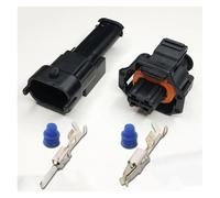 ANNBCDL Prise de capteur Voiture 3.5mm, 2/3/4/5/6 Broches, connecteur buse d'injection Carburant Automobile, Harnais mâle et Femelle, Gaine Terminal Bout à(2p,1sets)