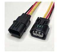 ANNBCDL Prise de Faisceau Direction 1.2mm, Prise Bobine d'allumage Voiture 2p3p4p, connecteur capteur Pression d'admission, Longueur Fil 15cm(3p Strip Line,1sets)