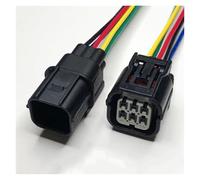 ANNBCDL Prise de Faisceau Direction 1.2mm, Prise Bobine d'allumage Voiture 2p3p4p, connecteur capteur Pression d'admission, Longueur Fil 15cm(6p Strip Line Row 2,1sets)