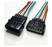 ANNBCDL Prise de Faisceau Direction 1.2mm, Prise Bobine d'allumage Voiture 2p3p4p, connecteur capteur Pression d'admission, Longueur Fil 15cm(6p Strip Line Row 1,1sets)